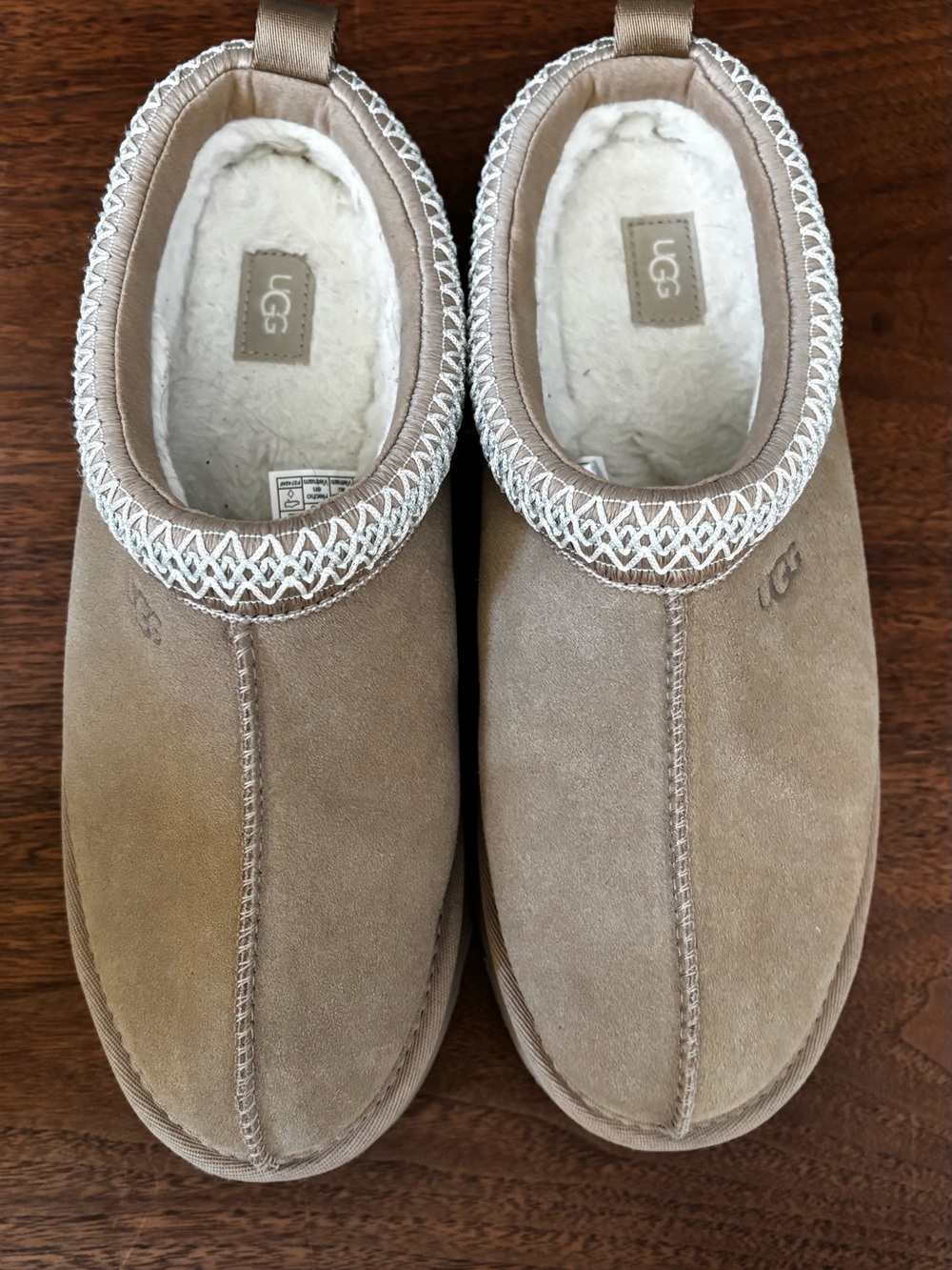UGG Slip-On Suede Mules in Tan Women Size 11 - Picture 10 of 14
